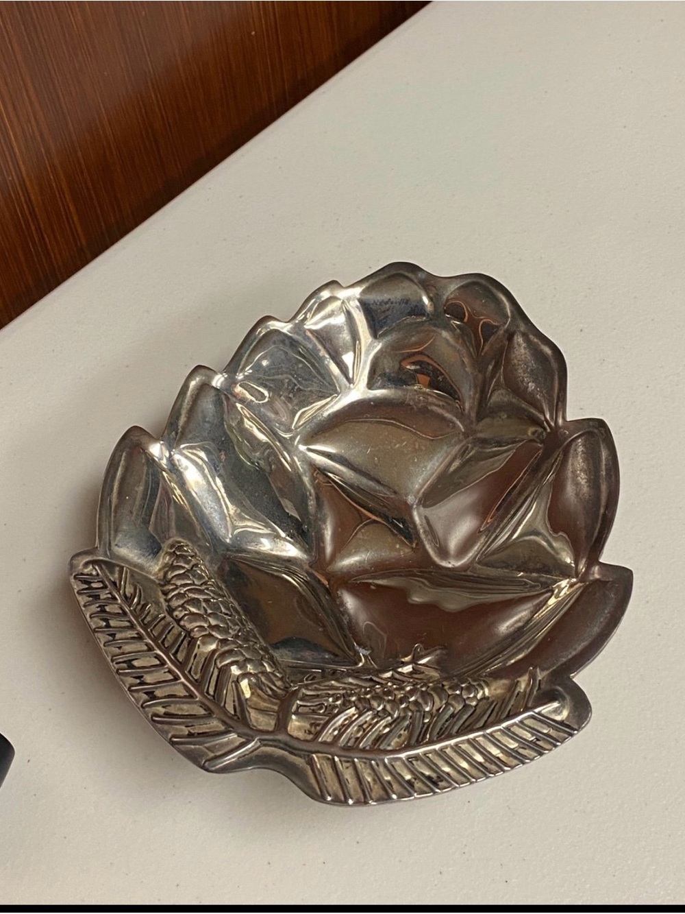 Godinger Silver Plated Pinecone Candy Dish